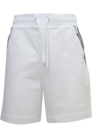 Moschino Shorts, Herre, Hvid, S, Bomuld, Hvid Bomuldsshorts V1A6818 - 4422