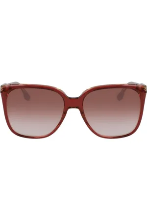 Victoria Beckham Tilbehør, Dame, Brun, ONE SIZE, Oversized Acetat Solbriller