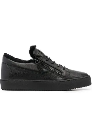 Giuseppe Zanotti Sko, Herre, Sort, 46 EU, Læder, May Lond Sneakers