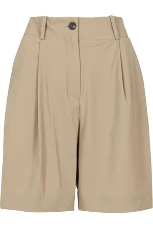 RRD Shorts, Dame, Brun, M, Uld, Højtaljede shorts med lommer