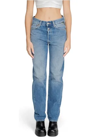 Replay Jeans, Dame, Blå, W30 L32, Bomuld, Slim-fit Jeans