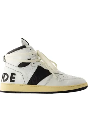Rhude Sko, Herre, Hvid, 42 EU, Uld, Rhecess Hi Sneakers