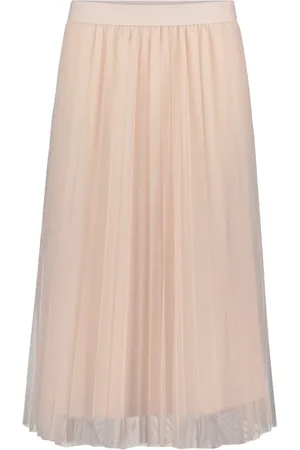Betty & Co Nederdel, Dame, , 2XL, Uld, Midi nederdel med plissering