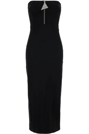 The Attico Kjole, Dame, Sort, S, Sort Bustier Kjole Kollektion