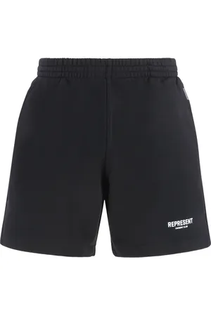 Represent Shorts, Herre, Sort, S, Bomuld, Bomulds Bermuda Shorts med Lommer