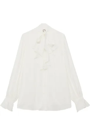 Inès de la Fressange Bluser & Skjorter, Dame, Hvid, L, Rayon, Fanfan Shirt