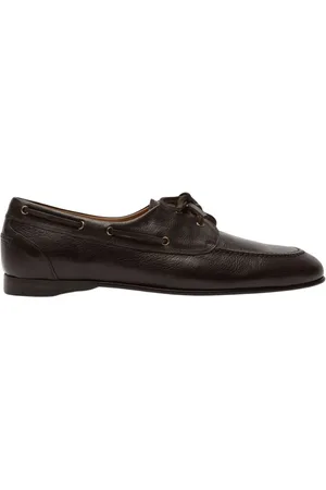 Scarosso Sko, Herre, Brun, 42 EU, Uld, Håndlavede Bådsko Loafers