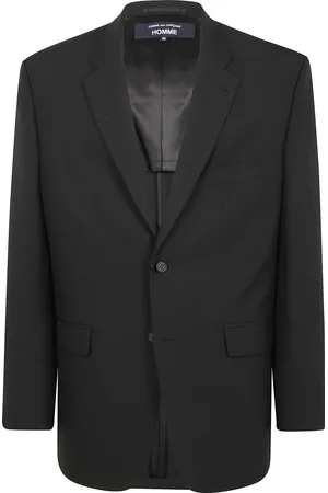 Comme des Garçons Jakke, Herre, Sort, S, Uld, Stilfuld Herrejakke