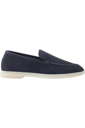Scarosso Sko, Dame, Blå, 41 EU, Læder, Ludovica Loafers
