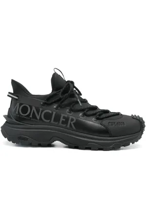 Moncler Sko, Herre, Sort, 44 EU, Lite Trail Sneakers