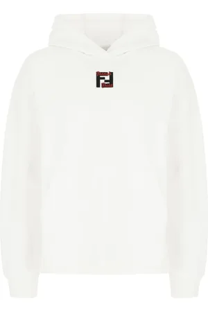 Fendi Sweathshirts & Hoodies, Herre, Hvid, M, Uld, Stilfulde Sweatshirts Samling