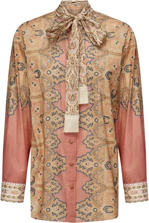 VALENTINO GARAVANI Bluser & Skjorter, Dame, Flerfarvet, S, Bomuld, MultiColour Skjorte Camicia