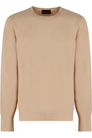 DRUMOHR Strik, Herre, , XL, Cashmere, Luksus Cashmere Sweater Ribbed Knit Kants