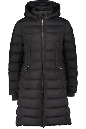 Betty Barclay Frakke, Dame, Sort, 2XL, Hætteforet quiltet jakke