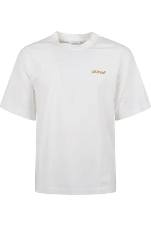 OFF-WHITE Top, Herre, Hvid, L, Tyl, Tape Arrow Skate T-shirts og Polos