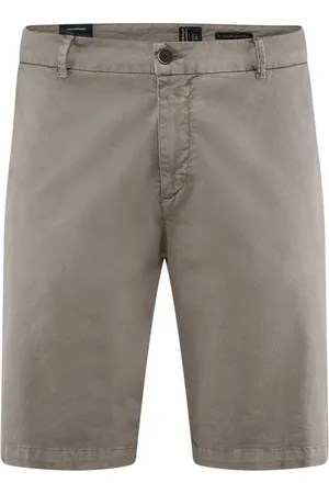Bomboogie Shorts, Herre, Grøn, W33, Bomuld, Chino bermuda i bomuldsgabardin