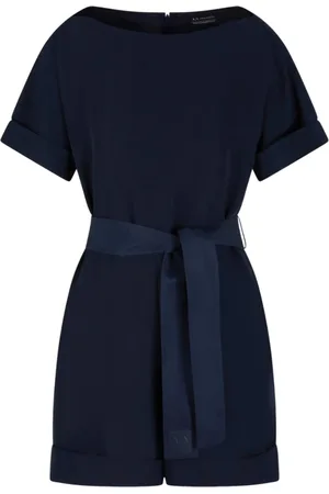 Armani Exchange Jumpsuits & Playsuits, Dame, Blå, M, Blå Kjoler til Kvinder
