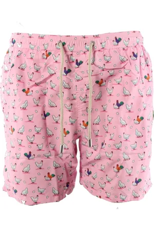MC2 SAINT BARTH Badetøj, Herre, Flerfarvet, M, Uld, Rooster Lover Badeshorts