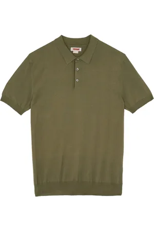 Baracuta Top, Herre, Grøn, M, Militær Oliven Polo
