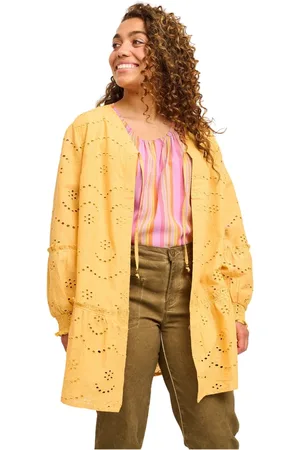 ADIA Bluser & Skjorter, Dame, Gul, XL, Bomuld, ADSilja - Honey Gold