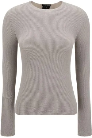 Giorgio Armani Strik, Dame, , S, Elegant Ribbed Sweater