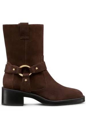 Stuart Weitzman Sko, Dame, Brun, 37 EU, Uld, Jax Bootie