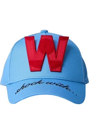 WALTER VAN BEIRENDONCK Tilbehør, Herre, Blå, ONE SIZE, Bomuld, Bomuld Twill Logo Baseball Kasket