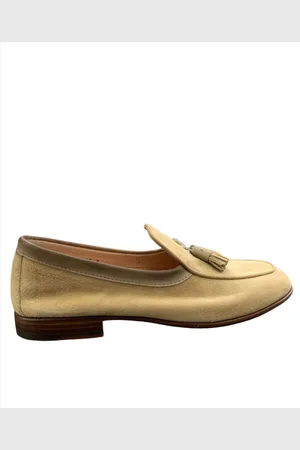 santoni Sko, Herre, , 41 EU, Læder, Suede Loafers med lædersåler