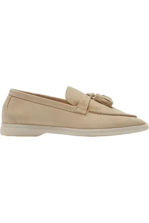 Scarosso Sko, Dame, , 40 EU, Læder, Letvægts Tassel Loafer i Ruskind