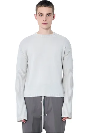 Rick Owens Strik, Herre, , M, Cashmere, Cashmere Crewneck Sweater