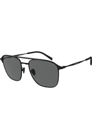 Giorgio Armani Tilbehør, Herre, Sort, 57 MM, Solbriller