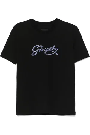 Givenchy Top, Dame, Sort, XS, Bomuld, Slangeskinds T-shirt