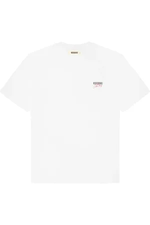 Woodbird Top, Herre, Hvid, XL, Bomuld, Grafisk Print Kortærmet T-shirt