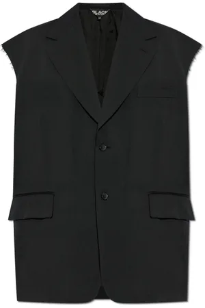 Comme des Garçons Jakke, unisex, Sort, S, Uld, Uldvest
