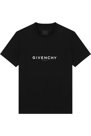 Givenchy Top, Herre, Sort, XL, Bomuld, Kortærmet T-shirt med Rund Hals