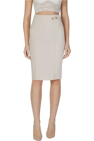 Rinascimento Nederdel, Dame, , L, Polyester, Midi-nederdel med lynlås