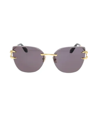 Roberto Cavalli Tilbehør, unisex, Gul, ONE SIZE, Uld, Solbriller