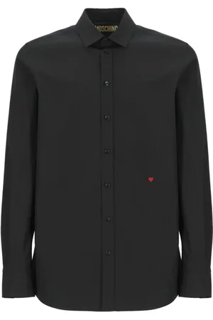 Moschino Skjorte, Herre, Sort, 3XL, Sort Skjorte Kollektion