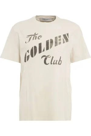 Golden Goose Top, Herre, Hvid, L, Bomuld, Printed T-Shirt
