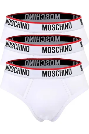 Moschino Undertøj, Herre, Hvid, M, Silke Slip Sæt