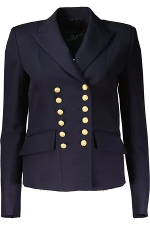 THE SEAFARER Jakke, Dame, Blå, M, Uld, Short Fitted Blazer