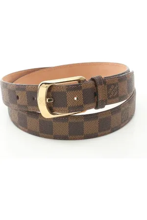 LOUIS VUITTON Pre-owned, Herre, Brun, ONE SIZE, Pre-owned Canvas baelter