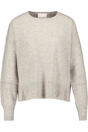 ABSOLUT CASHMERE Strik, Dame, Grå, L, Fernanda Lysegrå Trøje