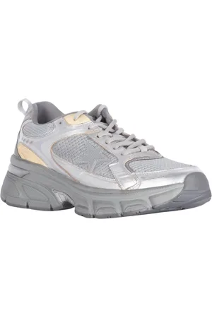 Golden Goose Sko, Dame, Grå, 36 EU, Uld, Lamineret Lightstar Sneakers Sølv/Guld