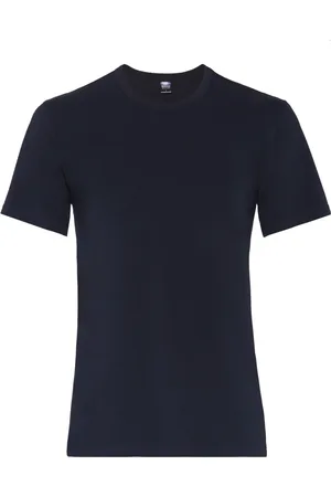 Boggi Milano Top, Herre, Blå, L, Bomuld, Stretch Cotton Jersey T-Shirt