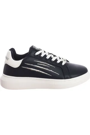 Philipp Plein Sko, Herre, Blå, 43 EU, Sporty Mid-Top Sneakers