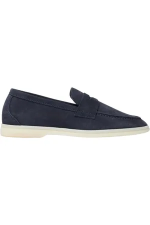 Scarosso Sko, Dame, Blå, 39 EU, Suede, Luciana Loafers