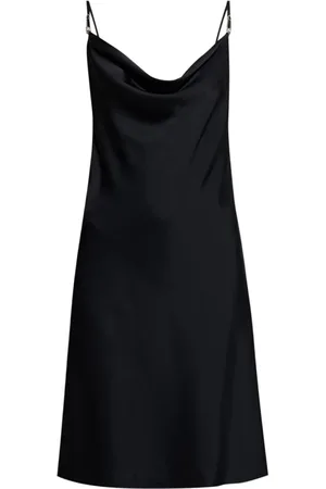 VERSACE Kjole, Dame, Sort, S, Elegant Nero Kjole til Kvinder