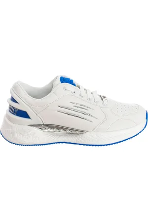 Philipp Plein Sko, Herre, Hvid, 41 EU, Læder, Sporty Mid-Top Sneakers