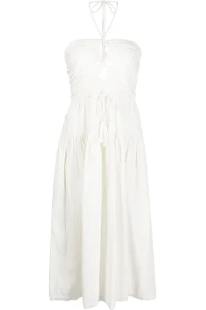 ULLA JOHNSON Kjole, Dame, , L, Bomuld, Casual Maxi Kjole i Bomuld